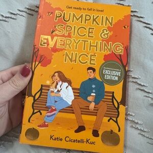 Autumn-Themed Book with Orange Cover